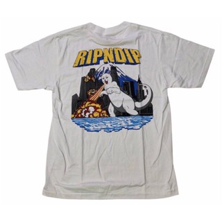 UU street เสื้อยืดRipNdip ripndipskateboard tshirts ผ้าฝ้ายแท้