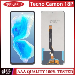 Tecno Camon 18P จอแสดงผล LCD หน้าจอสัมผัส Digitizer แบบเปลี่ยน