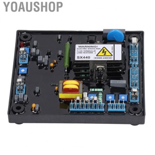 Yoaushop Automatic Voltage Regulator  AVR Volt Regulator Accessory Good Protection Semi Conductor 1 Phase 2 Wire Easy Installation  for Working