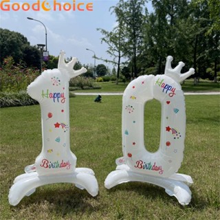 【Good】Crown Foil Balloon 32 Inch Childrens Room Decoration Crown Digital Balloon【Ready Stock】