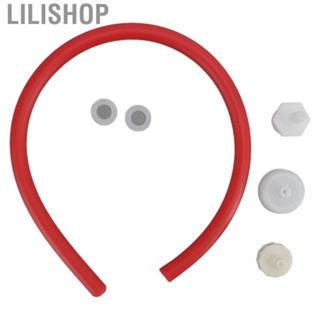 Lilishop 50cm  Hose Red Anal Shower Nozzle Prevent Backflow Anal Cleansing Tube