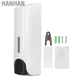 Hanhan Soap Dispenser 350ml  Drill Free Soap Dispenser High  Odorless Fast Installation with Adhesive for Public