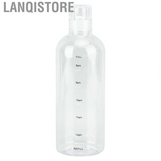 Lanqistore Water Bottles  Leakproof PC 700ml Time Scale Water Bottle Rounded Cup Mouth Minimalist  for Fitness