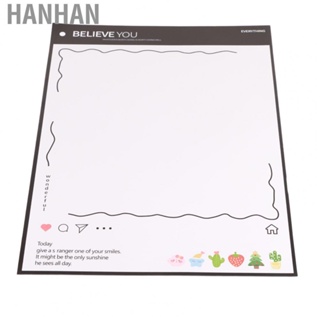 Hanhan Magnetic  Note   Convenient  Soft Whiteboard Erasable with Pen for Washing Machine