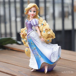 [พร้อมส่ง] ตุ๊กตาฟิกเกอร์เรซิ่น รูปดิสนีย์ Rapunzel Le Pei Snow White Jasmine ของขวัญ สําหรับตกแต่งห้อง CV6B