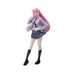 Taito DARLING in the FRANXX Zero Two ตุ๊กตาฟิกเกอร์ PVC อนิเมะ ขนาด 18 ซม. ของเล่นสะสม คริสต์มาส