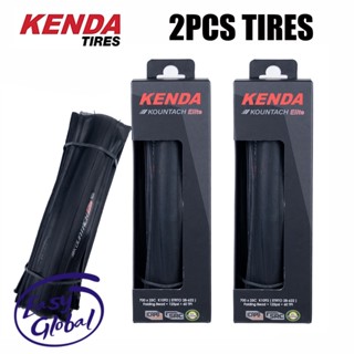 Kenda K1092 ยางจักรยาน 700x25/28C KOUNTACH ELITE ลูกปัดพับ ยางจักรยานเสือหมอบ IRON CAP BELT ป้องกันการเจาะรู 2 ชิ้น