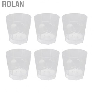 Rolan Whiskey Glass  Cups Durable 6 Pcs For Night Clubs