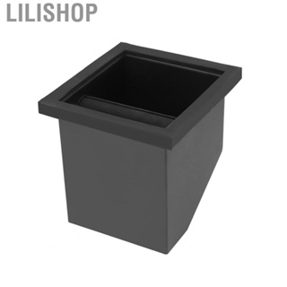 Lilishop Coffee Knock Box Grounds Disposal Bin Embedded Oblique Mouth Stainless Steel WT