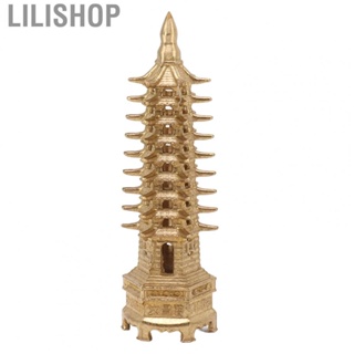 Lilishop Mini Pagoda  Wenchang Tower Statue Easy Cleaning  for Room