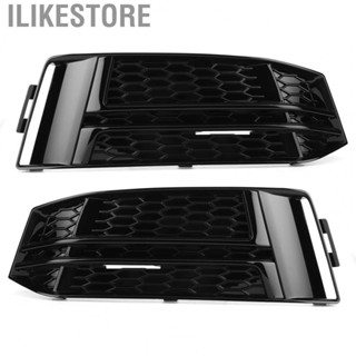 Ilikestore 2pcs Front Bumper Lower Grille Glossy Black 8W0807681F Fit for A4 S4 B9 2016-2018