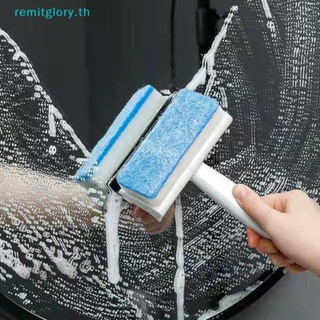 Remitglory al ที่ปัดน้ําฝน ทําความสะอาดกระจกหน้าต่าง พร้อมหัวแปรงฟองน้ํา ถอดออกได้ TH