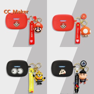 Anker Soundcore A20i Protective Case Cartoon Sanrio Mario Keychain Pendant Cute Crayon Shin-chan Anker Soundcore A20i Silicone Soft Case Shockproof Case Protective Cover Minions Anker Soundcore Life Dot 3i / Life Note 3i Cover Soft Case