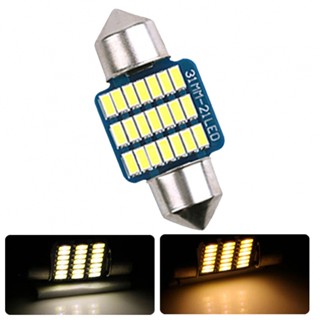 ⚡READYSTOCK⚡Car Reading Light 21SMD Aluminum Dome Light High Brightness License Plate Light