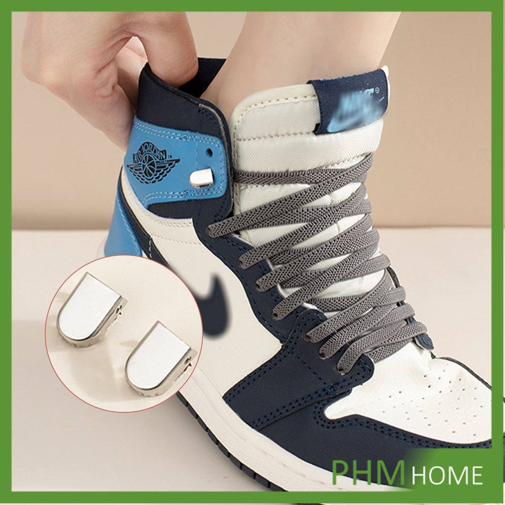 เชือกรองเท้ายืดหยุ่น แบบคลิปล๊อคไม่ต้องผูก สำหรับเด็ก ผู้ใหญ่ 1 คู่ shoelace - รูปที่ 5