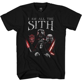 เสื้อยืด พิมพ์ลาย Star Wars All The Sith Darth Vader Maul Emperor Kylo Ren Undertale สําหรับผู้ชาย