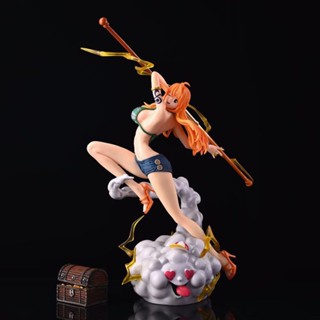 9.9 เหนื่อยมากตุ๊กตาพร้อมส่ง BEAD โมเดลฟิกเกอร์ One Piece IU popmax Resonance Nami Luffy gk สวยงาม สําหรับของขวัญ