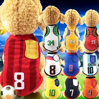 🇹🇭พร้อมส่ง🇹🇭 ⚽️🏀 เสื้อกล้ามกีฬา สำหรับสัตว์เลี้ยง