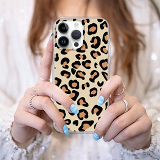 เคสโทรศัพท์มือถือแบบนิ่ม ใส ลายเสือดาว หรูหรา สําหรับ Samsung S8 S10 S9 S20 S21 S23 Plus S21 FE S22 Ultra Note 9 10 Plus 20 Ultra 5G