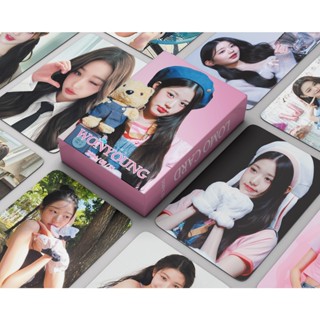 โปสการ์ด อัลบั้มรูปภาพ KPOP IVE WONYOUNG LOMO จํานวน 55 ชิ้น ต่อกล่อง