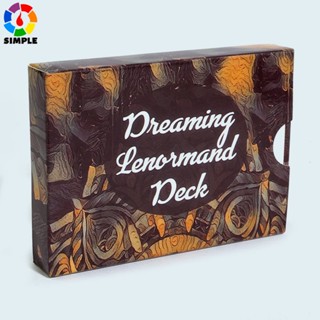 Dreaming Lenormand Deck Tarot Card Prophecy Divination Deck Family Party Board Game Beginners Card Fortune Telling Game