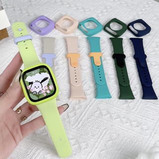 ใหม่ สายนาฬิกาข้อมือซิลิโคน สําหรับ Xiaomi Redmi Watch 3 SmartWatch Band WristBand Mi Watch Lite3 + เคสป้องกัน