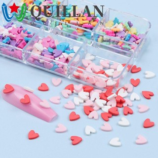 Quillan สติ๊กเกอร์ลายคริสต์มาส 3D สําหรับตกแต่งเล็บ Diy