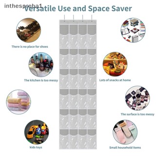 Inthespreba1^^ 24 ช่อง ชั้นวางรองเท้า สําหรับห้องพัก แขวน จัดเก็บ กระเป๋า *ใหม่