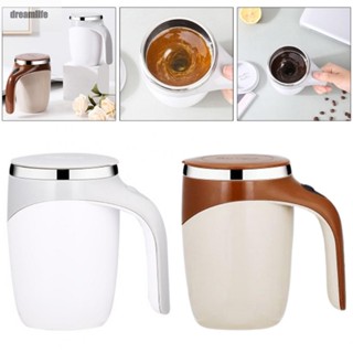 【DREAMLIFE】Automatic Magnetic Stirring Coffee Stainless-Steel Cup Self Mixing Mug Tea Milk