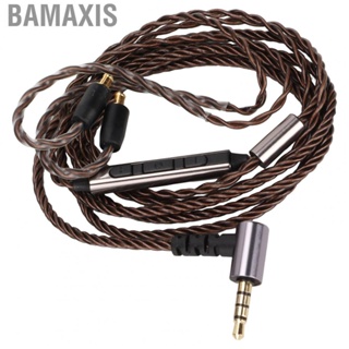 Bamaxis Replacement Headphone Cable  Ear Hanging Design Upgrade Cord Gold Plated Plug 3.5mm/A2DC for E50 LS300