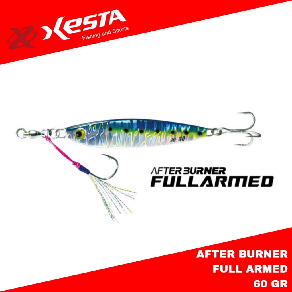 Xesta Metal Jig After Burner Full Armed 60 กรัม