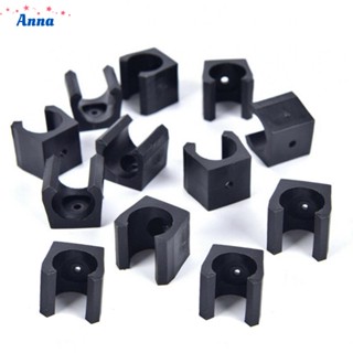 【Anna】12 X Cue Wall Mounted Rack Plastic Billiard Cue Fishing Rod  Stick Holder Clips