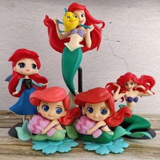 ตุ๊กตาฟิกเกอร์แอเรียล Disney Little Mermaid Ariel ขนาด 19 ซม. สําหรับตกแต่งเค้ก ห้องสะสม