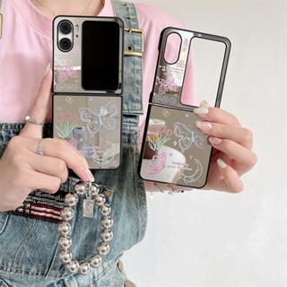 เคสโทรศัพท์มือถือ แบบฝาพับ ป้องกัน ลายผีเสื้อ สร้างสรรค์ สําหรับ OPPO Find N2 Flip 5G Find N2