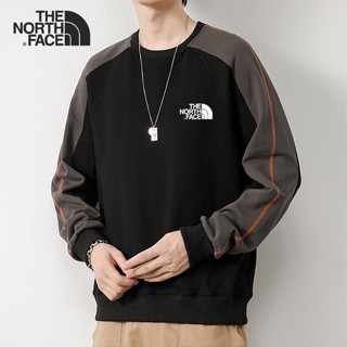 The.north.face เสื้อกันหนาวลําลอง แขนยาว คอกลม ทรงหลวม แฟชั่นสําหรับผู้ชาย [M-3XL]