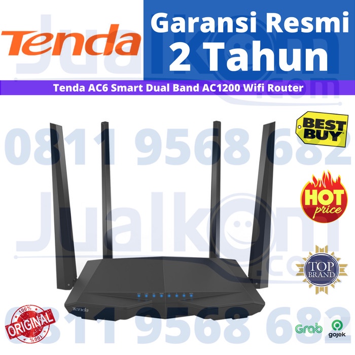 Tenda AC6 เราเตอร์ Wifi Dual Band AC1200 อัจฉริยะ