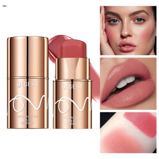 Qibest Silky Blush Stick Brightening Color Blush Stick Rouge Pen Blush Stick Paste Blush Stick nuuo