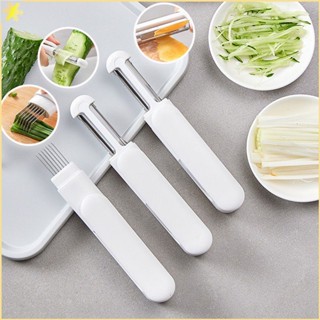 [LBE] 3 In 1 Peeler Scraper Kitchen Plastic Peeler Fruit Vegetable Peeler Multifunctional Peeler Slap Chop