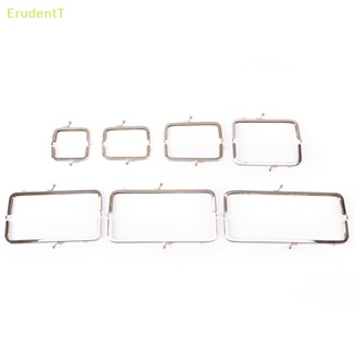 [ErudentT] ตัวล็อกกระเป๋าโลหะ รูปดอกไม้ สไตล์เรโทร สีเงิน DIY 1 ชิ้น [ใหม่]