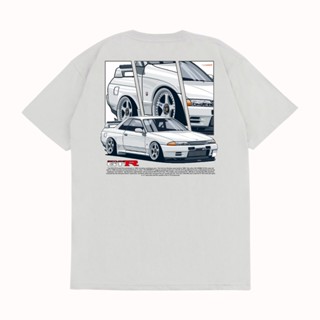 เสื้อยืด พิมพ์ลายรถยนต์ Sakazuki NISSAN SKYLINE R32 BNR32 GODZILLA