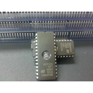 จัดส่งฟรี ชิปวงจรรวม EPROM UV 512KBIT 120NS M27C512-10F1 M27C512 DIP-28 คุณภาพดี 10 ชิ้น