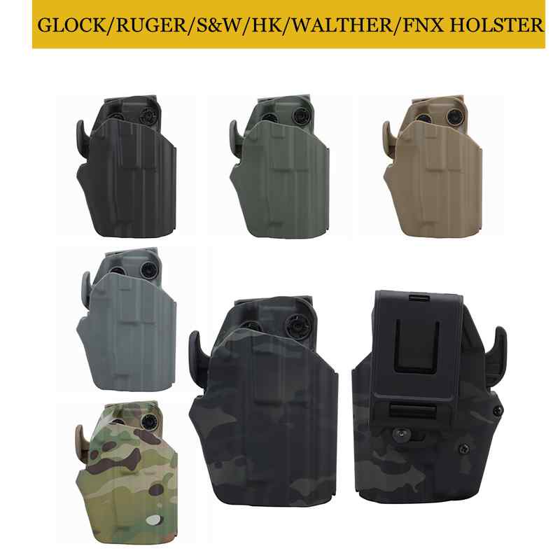 Tactical Holster GLOCK / RUGER / S&W / HK/WALTHER PPQ P99 / FNX HOLSTER Gun Pistol Holster Right
