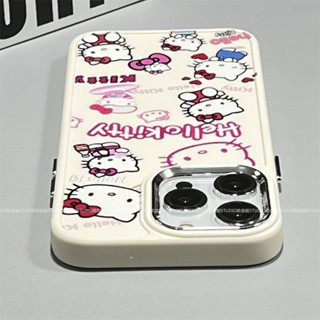 Cartoon Cute Kitty Cat Phone Case for Iphone13 14pro 12proMax Drop-Resistant 11