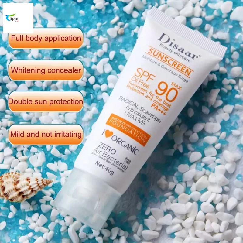 Disaar ครีมกันแดดบํารุงผิวหน้า SPF 90 PA+++ ครีมกันแดดปกป้องผิวให้ความชุ่มชื้น