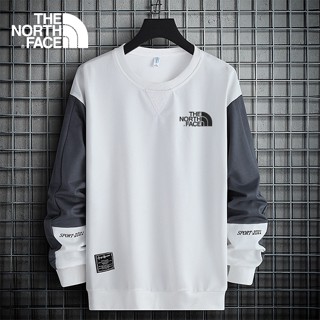 The.north.face เสื้อกันหนาวลําลอง แขนยาว คอกลม ทรงหลวม ใส่สบาย เป็นมิตรกับผิว แฟชั่นสําหรับผู้ชาย [M-5XL]