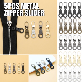 New 5pcs Detachable Zipper Slider Pull Repair Replace Puller Sewing Accessory