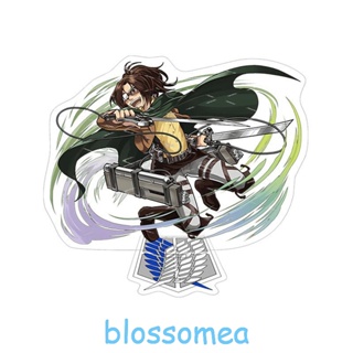 Blossomea โมเดลฟิกเกอร์อะคริลิค รูปอนิเมะผ่าพิภพไททัน สําหรับตกแต่งบ้าน สํานักงาน