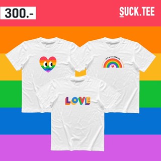 เสื้อยืดคอตตอน 100% Pride Month Collection [S-5XL]