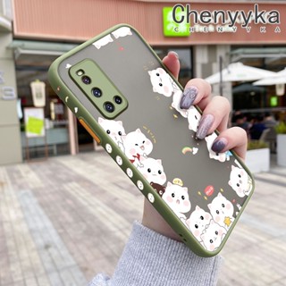 เคสโทรศัพท์มือถือ ซิลิโคนแข็ง บาง กันกระแทก ลายการ์ตูนแมวน่ารัก สําหรับ VIVO V19 V19 Neo V19G