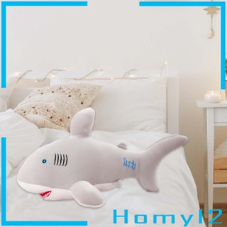 [HOMYL2] หมอนตุ๊กตาปลาฉลามน่ารัก ผ้ากํามะหยี่ขนนิ่ม สําหรับเดินทาง วันเกิด วาเลนไทน์